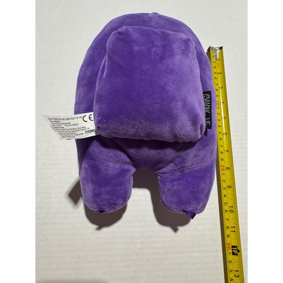 Purple Among Us Plush Stuffed Toy With Teeth and Tongue - Picture 3 of 6